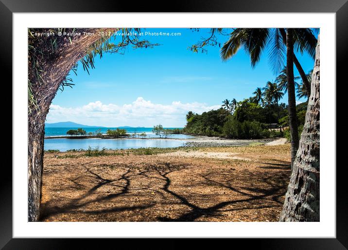 Tropical Port Douglas Framed Mounted Print by Pauline Tims