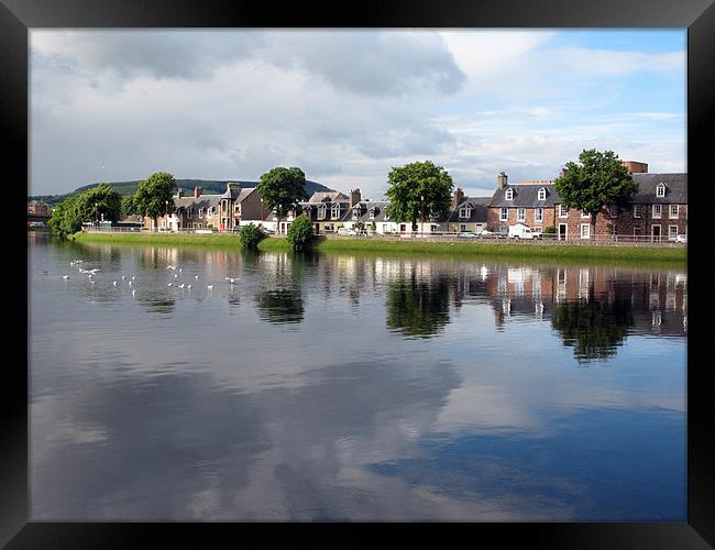 Inverness Reflections Framed Print by Jacqi Elmslie