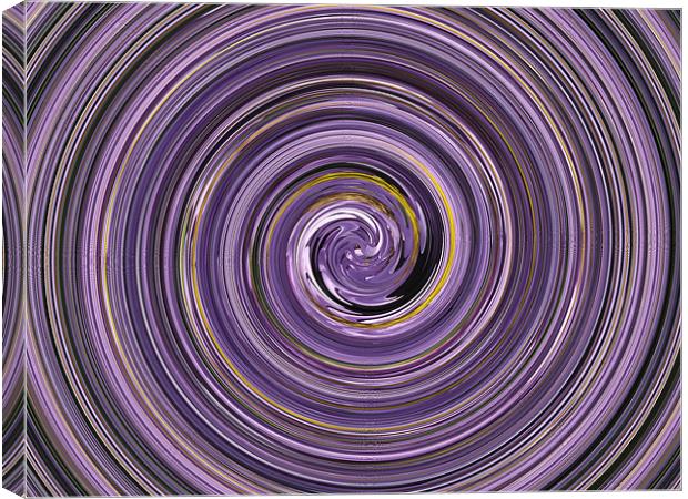 lilac flower swirl Canvas Print by kelly Draper