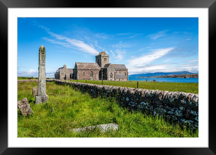 Iona Scotland Framed Mounted Print by Mike Cave