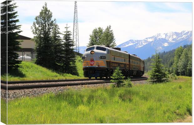 Canadian Pacific runaway Canvas Print by Charisse Carson