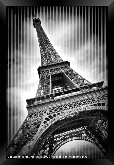 PARIS Eiffel Tower  Framed Print by Melanie Viola