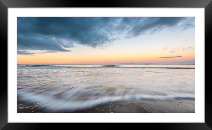 Ebb and Flow at Bamburgh Framed Mounted Print by Naylor's Photography