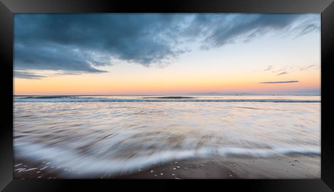 Ebb and Flow at Bamburgh Framed Print by Naylor's Photography