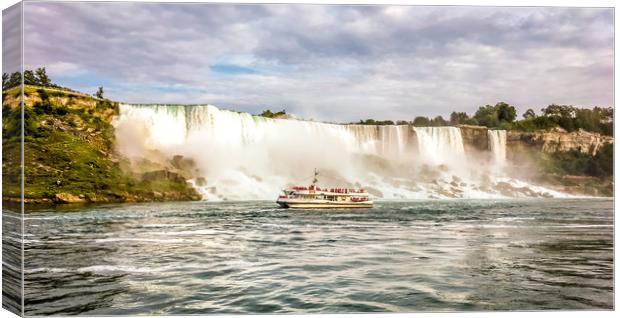 American and Canadian Niagara Falls Canvas Print by Naylor's Photography