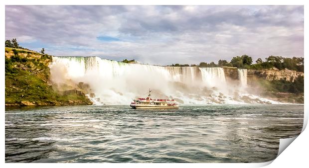 American and Canadian Niagara Falls Print by Naylor's Photography