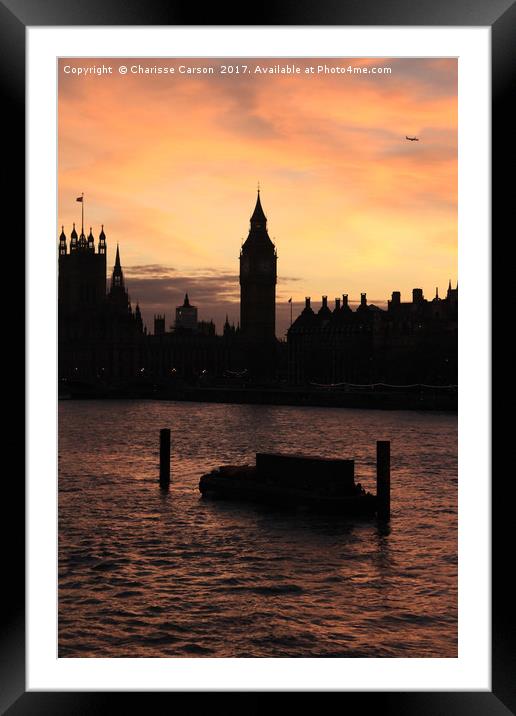 Across the pond Framed Mounted Print by Charisse Carson