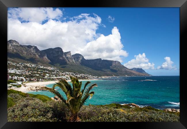 Camps Bay, South Africa Framed Print by Hazel Wright