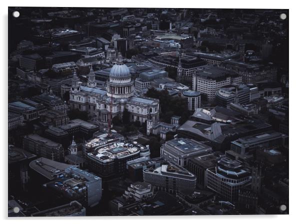 St.Pauls Cathedral Acrylic by Adam Payne