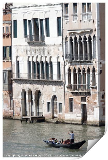Venice Print by Samantha Higgs