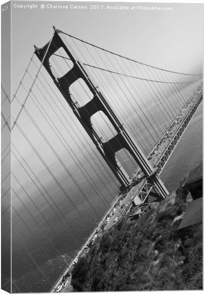 Not so Golden Gate Canvas Print by Charisse Carson