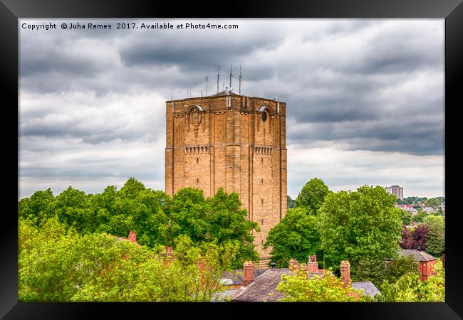Westgate Water Tower Framed Print by Juha Remes