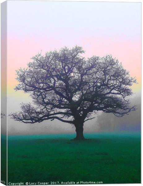 Tree on Wimbledon Common Canvas Print by Lucy Cooper