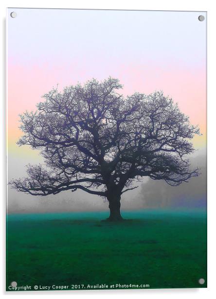 Tree on Wimbledon Common Acrylic by Lucy Cooper