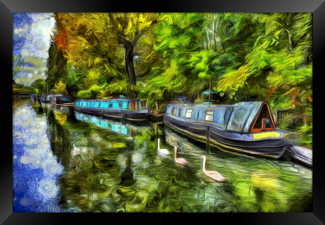 Little Venice London Art Framed Print by David Pyatt