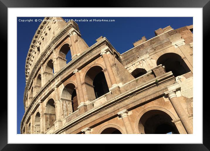 When in Rome Framed Mounted Print by Charisse Carson