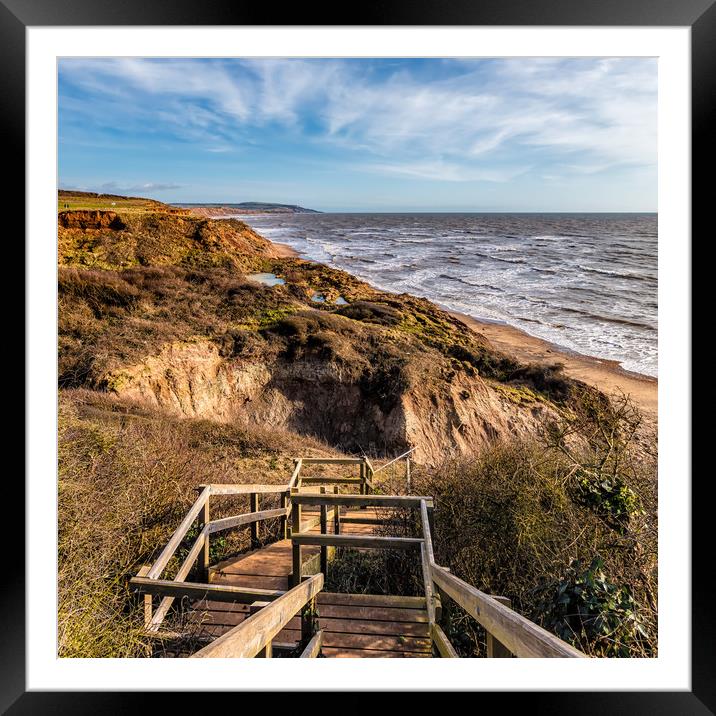 Chilton Chine Isle Of Wight Framed Mounted Print by Wight Landscapes