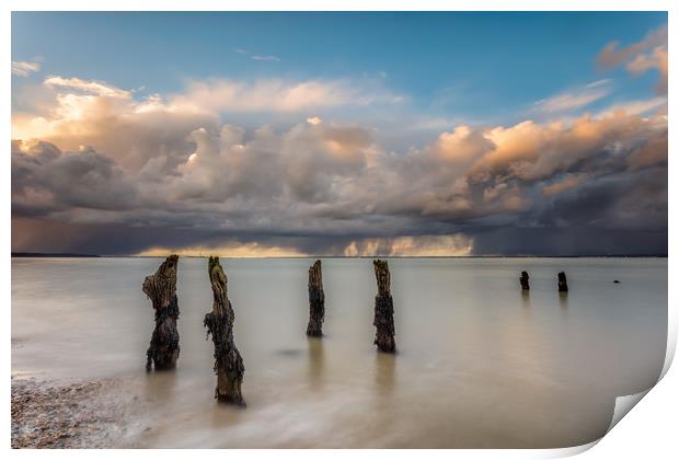 Western Beach Ryde Isle Of Wight Print by Wight Landscapes
