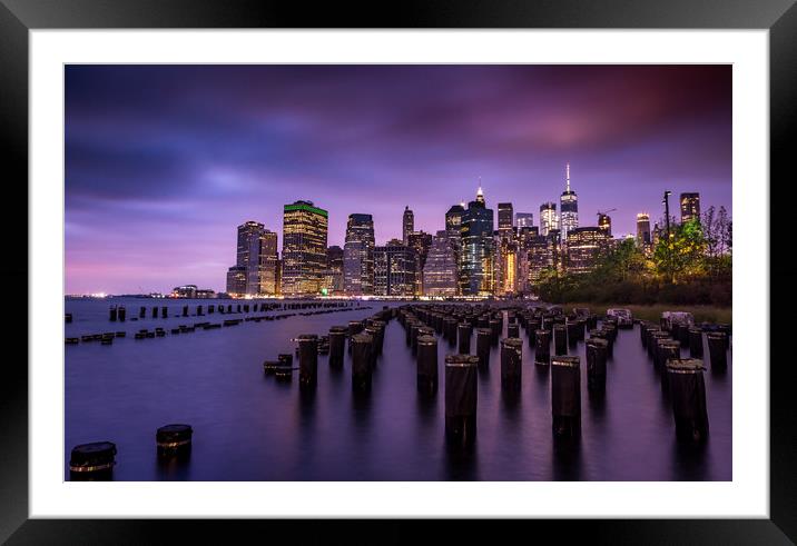 Welcome to New York Framed Mounted Print by Nike Koch