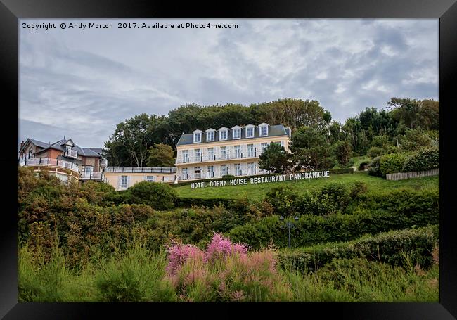 Hotel Dormy House Restaurant Panoramique Framed Print by Andy Morton
