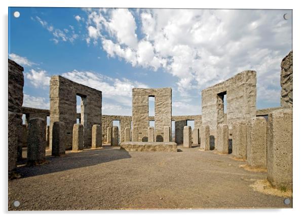 Stonehenge Replica Acrylic by Luc Novovitch