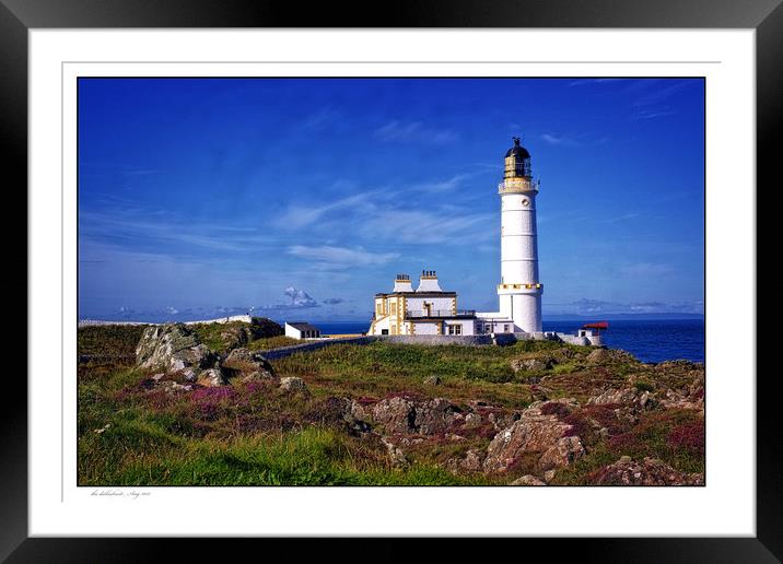 corsewall lighthouse, Stranraer Framed Mounted Print by jane dickie