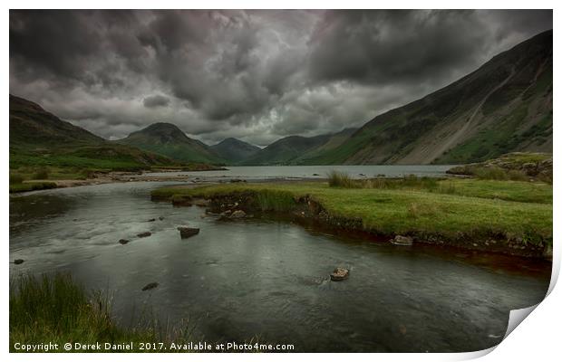 Moody and Dramatic Wastwater Print by Derek Daniel
