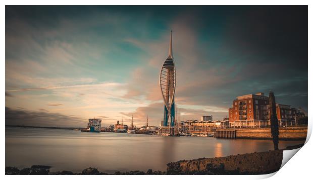 Spinnaker Tower Print by ROSS EMERY