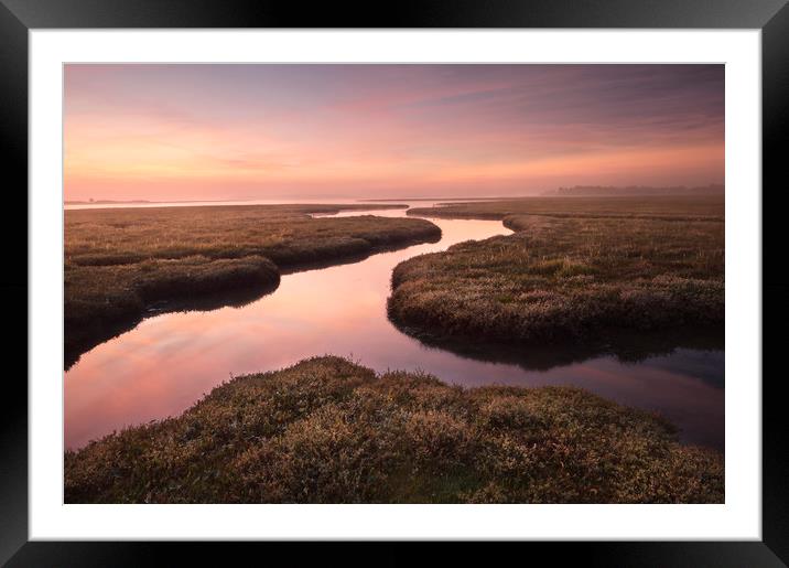 Winding Waterway Framed Mounted Print by Chris Frost