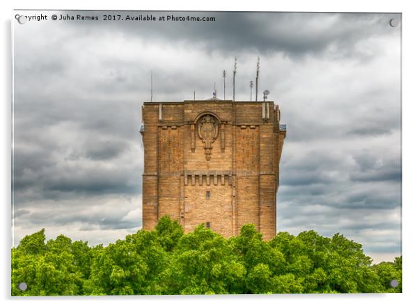 Westgate Water Tower Acrylic by Juha Remes
