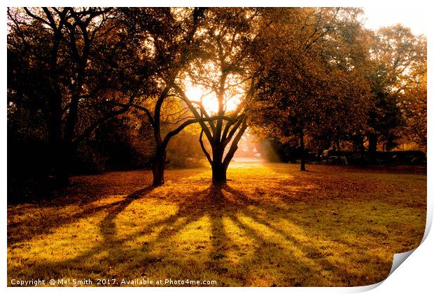 "Enchanting Autumn Palette" Print by Mel RJ Smith