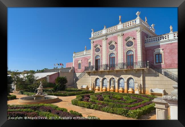 Estoi Palace in Algarve. Portugal Framed Print by Angelo DeVal