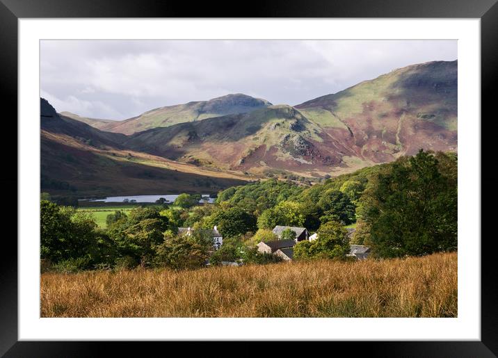 Buttermere under Mellbreak Framed Mounted Print by Jacqi Elmslie