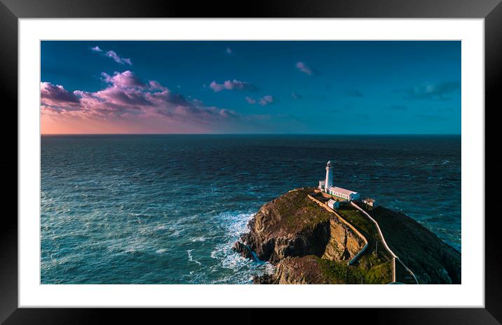 South Stack Lighthouse Framed Mounted Print by Jaromir Ondra