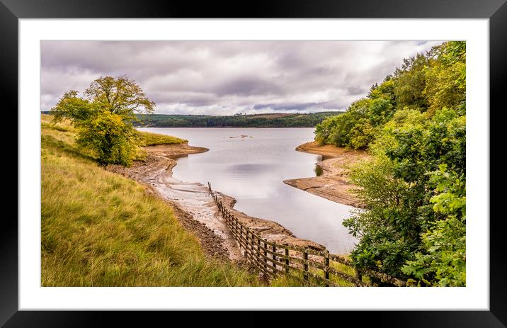 Lakeside walk in Kielder  Framed Mounted Print by Naylor's Photography