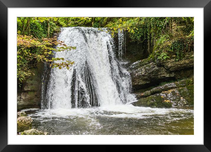 Janet's Foss waterfall Framed Mounted Print by Alf Damp