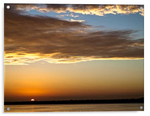  Sunrise seascape Australia Acrylic by Geoff Childs