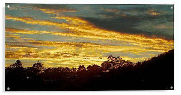  Sunrise Landscape Australia Acrylic by Geoff Childs