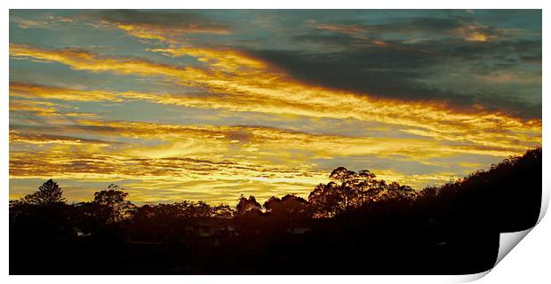  Sunrise Landscape Australia Print by Geoff Childs