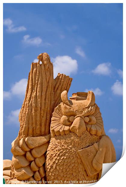 Sand sculpture Haifa, July 2006 Print by PhotoStock Israel