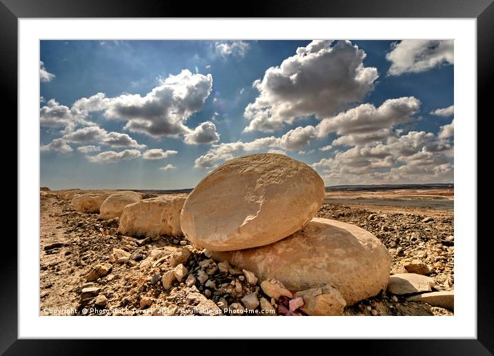 Negev desert Israel Framed Mounted Print by PhotoStock Israel