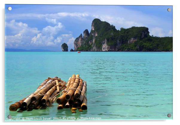 The beach Koh Pi PI, Thailand Acrylic by PhotoStock Israel
