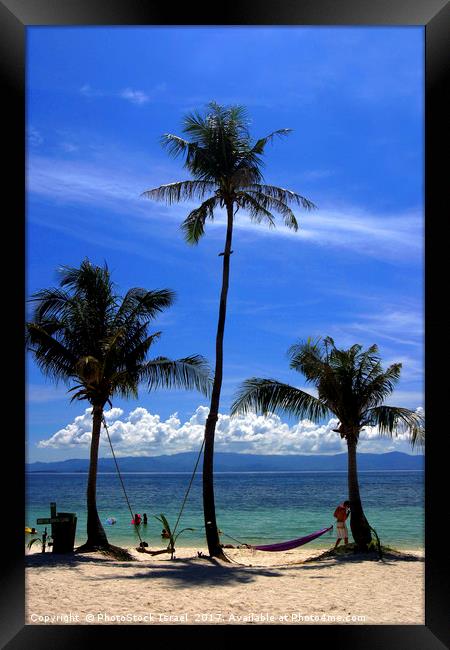Koh Phangan beach Thailand Framed Print by PhotoStock Israel