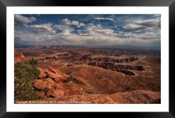 Canyonlands, National Park, Moab, Utah Framed Mounted Print by Derek Daniel