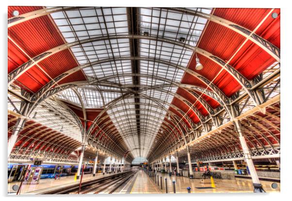 Paddington Station London Acrylic by David Pyatt