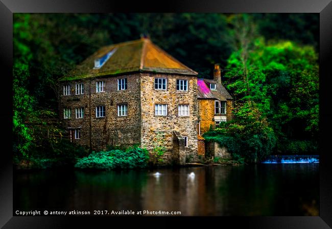 The Old Mill Durham City Framed Print by Antony Atkinson