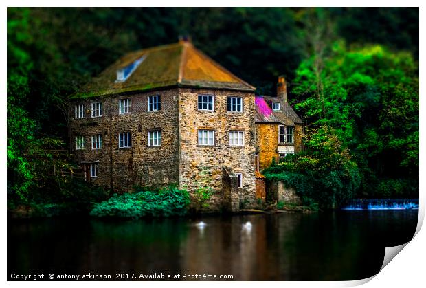 The Old Mill Durham City Print by Antony Atkinson