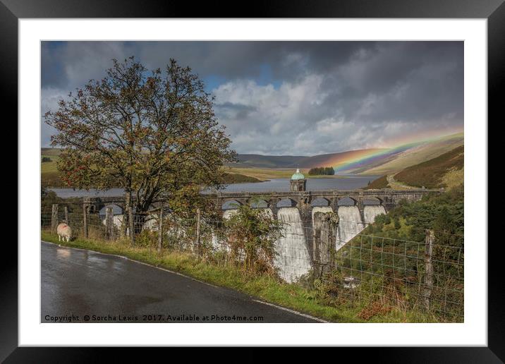 Elan Valley Heart of Wales Framed Mounted Print by Sorcha Lewis