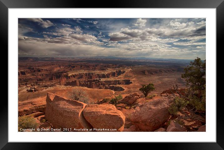 Canyonlands National Park, Moab, Utah Framed Mounted Print by Derek Daniel