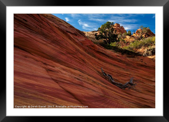 South Coyote Buttes Framed Mounted Print by Derek Daniel